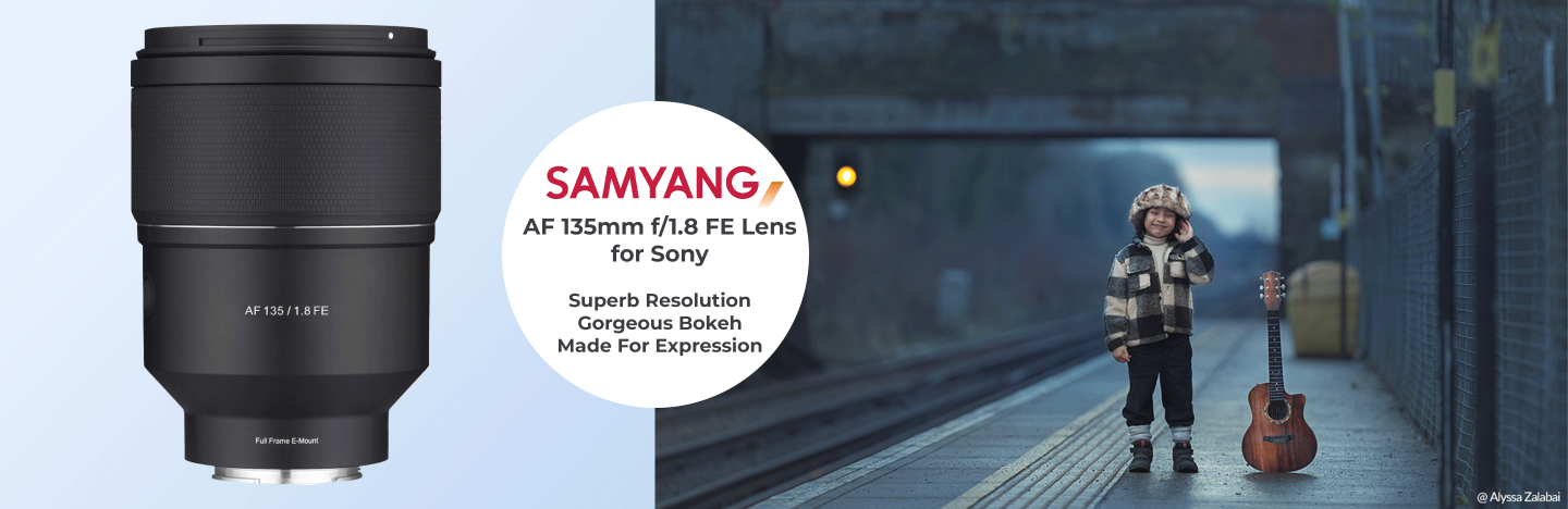 Made for Expression Samyang AF 135mm F1.8 for Sony FE