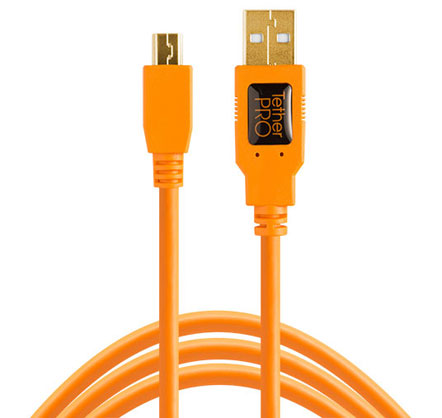 Best image for Tether Tools USB 2.0 A Male Micro B 15 4.6m Orange