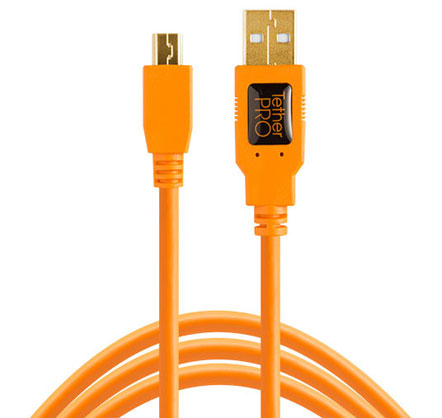 Tether Tools USB 2.0 A Male Micro B 15 4.6m Orange