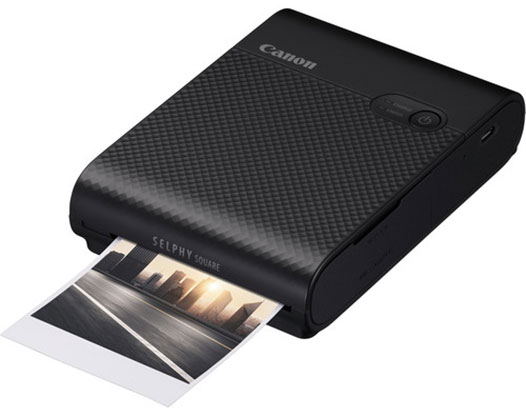 Canon Selphy Square QX10 Portable Photo Printer Black - Best Available Image
