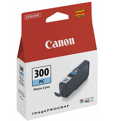 Canon LUCIA PRO PFI-300 Photo Cyan Ink Cartridge