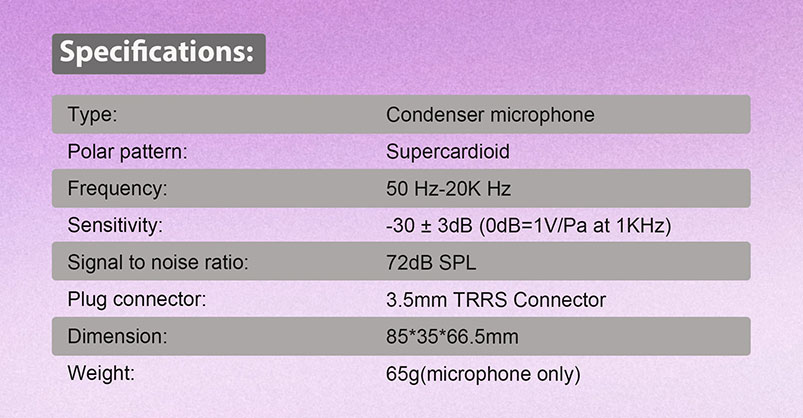 1018140_E.jpg - CKMOVA VCM5 Video Mic w Headphone Jack - Image 5