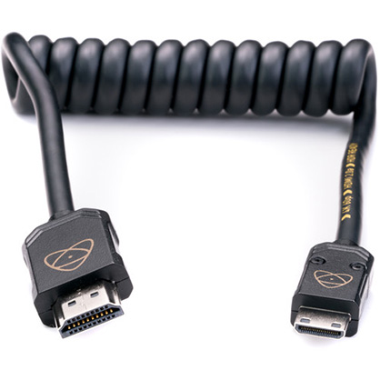 Best image for Atomos AtomFLEX Coiled Mini-HDMI to HDMI Cable (12 to 24")