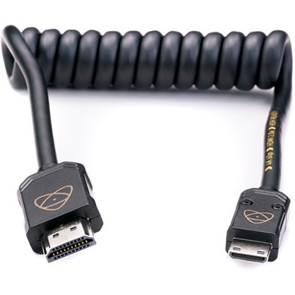 Atomos AtomFLEX Coiled Mini-HDMI to HDMI Cable (12 to 24")