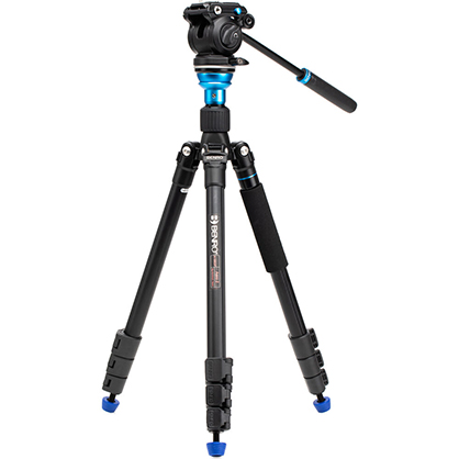 Benro A1883FS Aero 2 PRO Aluminum Travel Video Tripod with Flip Locks - Best Available Image