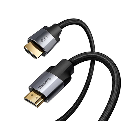 1019860_D.jpg - Baseus Enjoyment Series 4KHD Male To 4KHD Male Adapter Cable 5m Dark gray - Image 4
