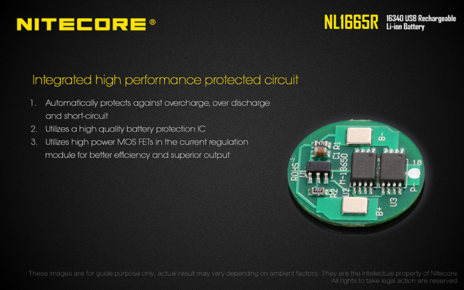 1019880_D.jpg - Nitecore NL1665R 650mAh Micro-USB rechargeable 16340 Li-ion Battery - Image 4