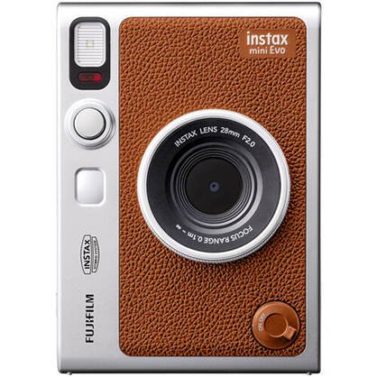 1021350_B.jpg - Instax Mini Evo Hybrid Instant Camera Brown
