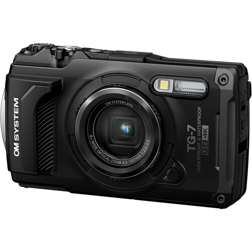 OM SYSTEM Tough TG-7 Digital Camera (Black) - Best Available Image