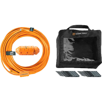 Best image for Tether Tools TetherBoost Pro USB-C to Micro-B Cable System (9.4 metre, Orange)