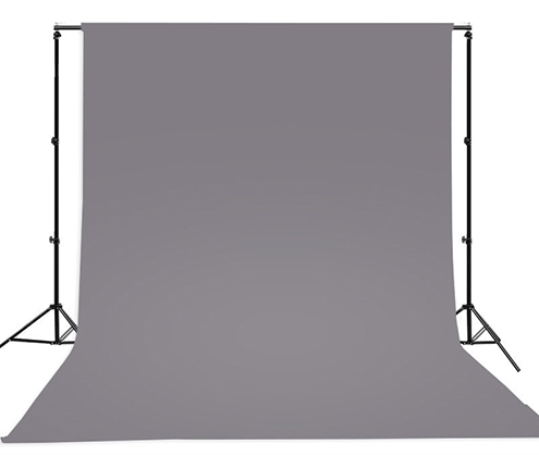 1022080_B.jpg - Krane OT-BG36 Fabric Backdrop 3x6m Grey + Bonus 2x Godox LSA-01 Clamp - Image 2