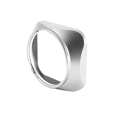 1022550_A.jpg - Kase Square Lens Hood for Fujifilm X100VI Series in Silver - Image 1