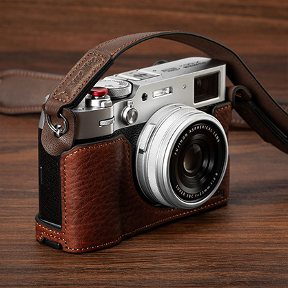 1023070_C.jpg - SmallRig Leather Half Case Kit for FUJIFILM X100VI (Brown) 4699 - Image 3