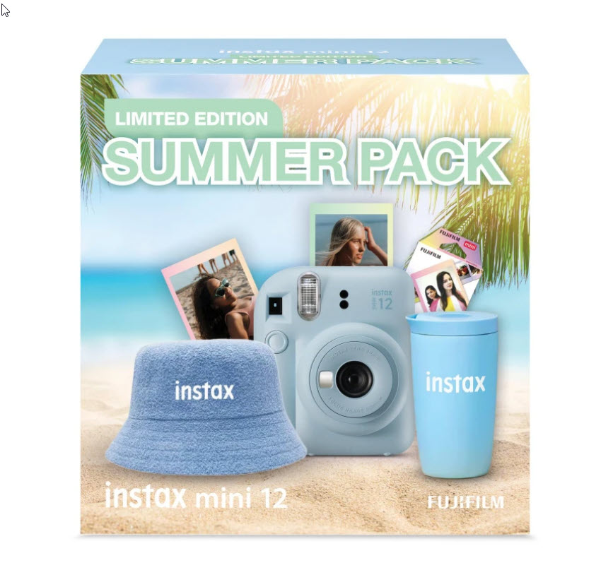 Best image for Instax Mini 12 Instant Film Camera - Pastel Blue (2024 Limited Edition Summer Pa