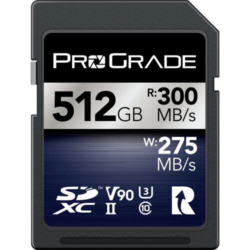 Best image for ProGrade 512GB UHS-II SDXC V90 Iridium Memory Card