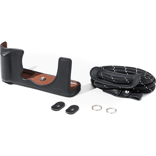 1025220_A.jpg - SmallRig Leather Half Case Kit for FUJIFILM X-E5 (Black) 5450 - Image 1