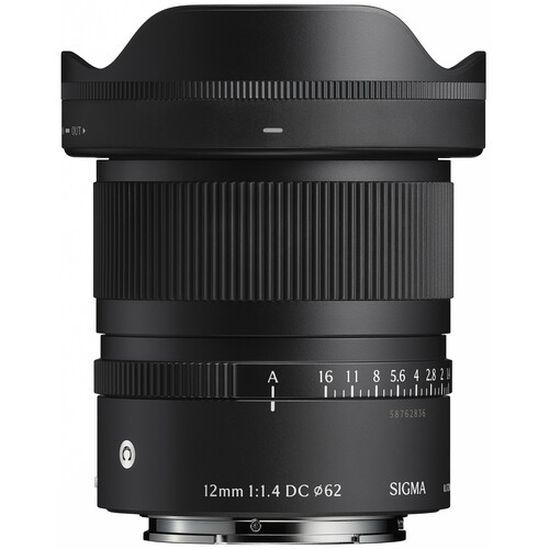 Sigma Sony E Mount 12mm f/1.4 DC Contemporary Lens - Best Available Image