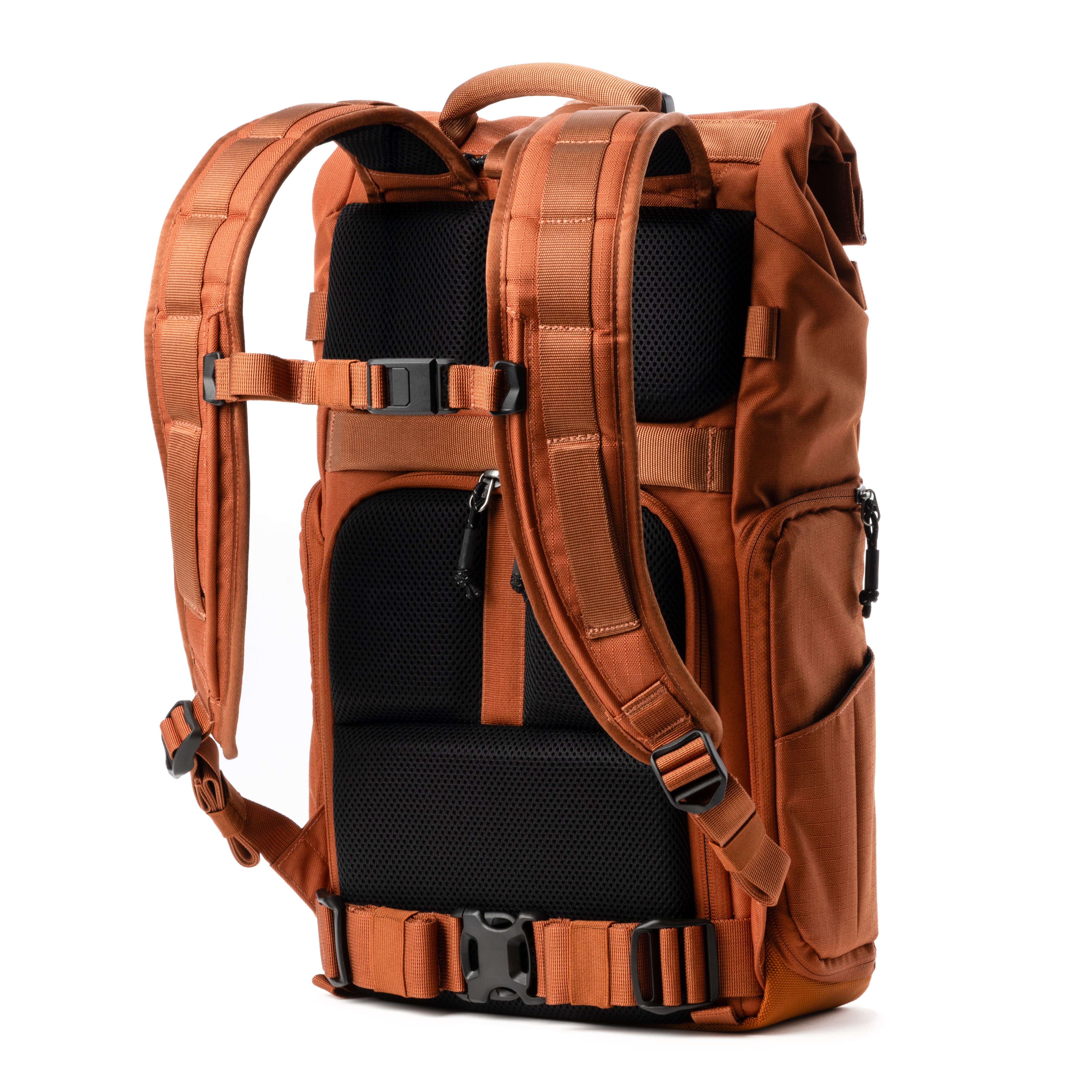 1025400_A.jpg - ThinkTank FocusPoint Rolltop Camera Backpack (Urban Rust Orange, 22L) - Image 1