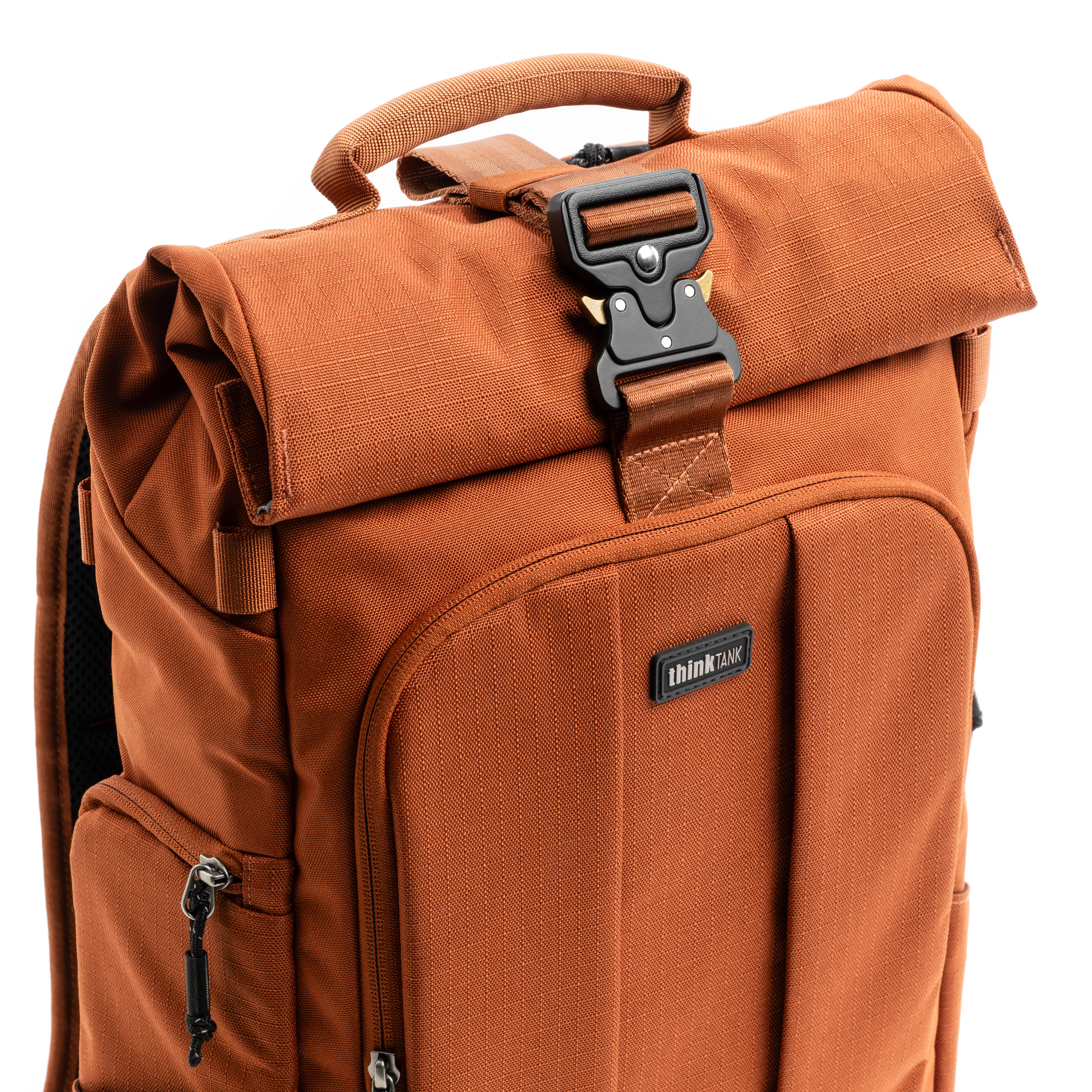 1025400_B.jpg - ThinkTank FocusPoint Rolltop Camera Backpack (Urban Rust Orange, 22L) - Image 2