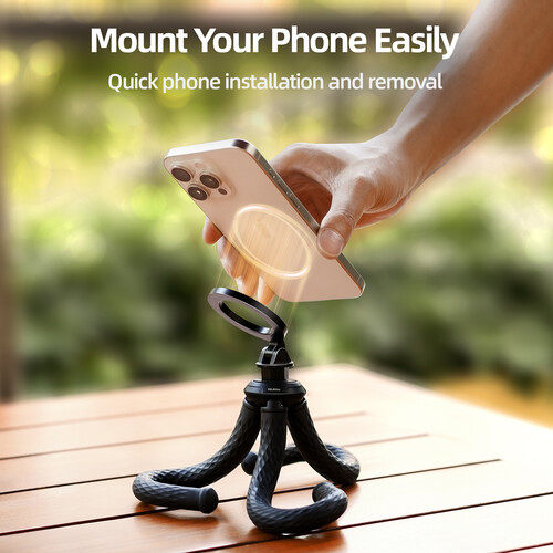 1025440_D.jpg - Telesin Flexible Octopus Tripod and Magnetic Mount for Phones and Action Cameras - Image 4