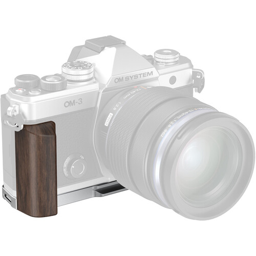 SmallRig L-Shaped Mount Plate with Wooden Handle for OM System OM-3 5563 - Best Available Image
