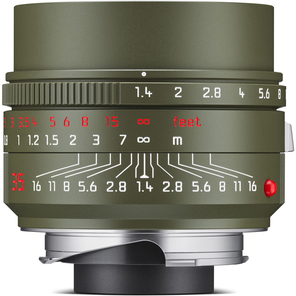 Leica Summilux-M 35mm f/1.4 ASPH. Lens (Leica M, Safari Green) - Best Available Image