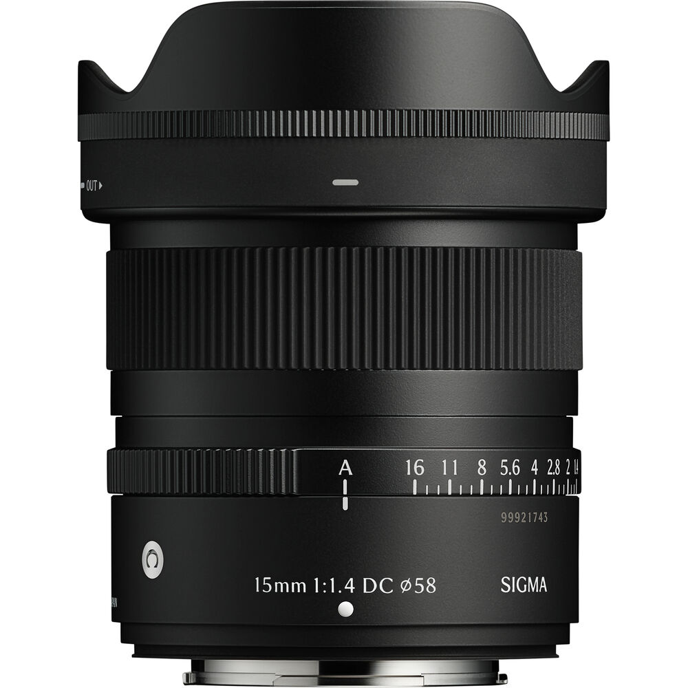 Sigma Fujifilm X Mount 15mm f/1.4 DC Contemporary Lens - Best Available Image