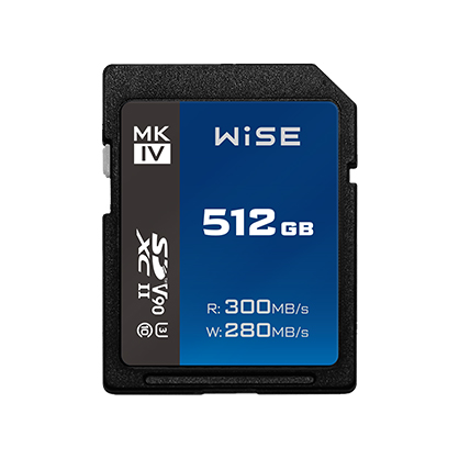 Best image for Wise 512GB SDXC UHS-II V90 MK-IV Memory Card