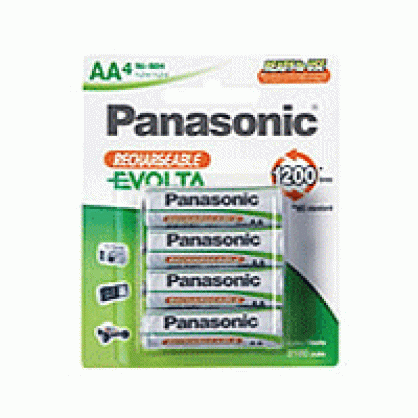 Panasonic Evolta RTU rechargeable AA batteries 4pack