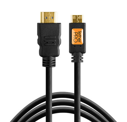 Best image for TetherPro HDMI Mini Cable to HDMI 3 feet BLACK