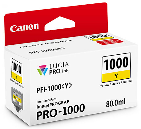 Best image for Canon PFI-1000Y Yellow Ink Prograf 1000