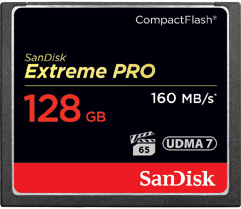 SanDisk Extreme Pro CF 128GB 160mbs