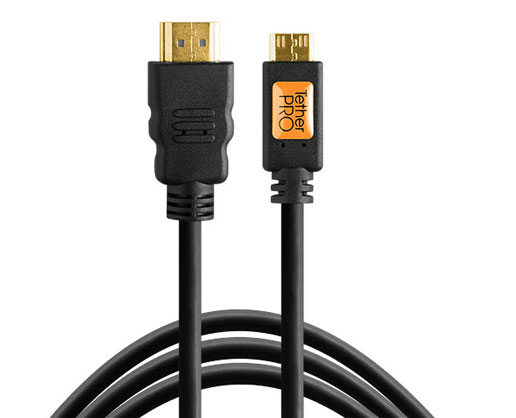 Best image for Tether Tools  Pro Mini HDMI (C) to (A) 6 Black