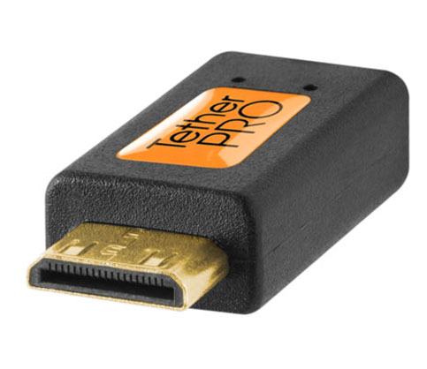 1012581_A.jpg - Tether Tools  Pro Mini HDMI (C) to (A) 6 Black - Image 1