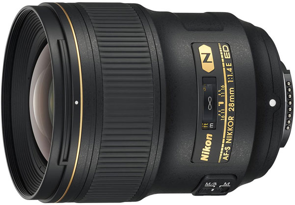 Nikon AF-S NIKKOR 28mm f/1.4E ED Lens