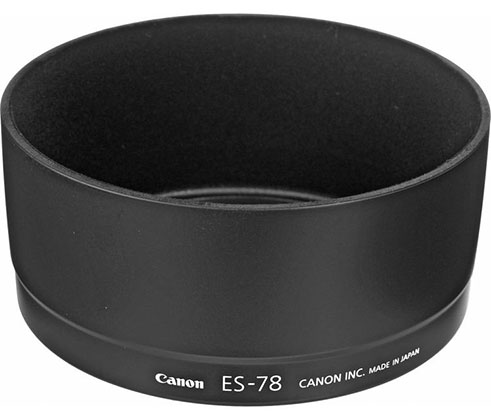 Canon ES-78 Lens Hood for EF 50mm f/1.2L - Best Available Image