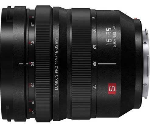 Panasonic Lumix S PRO 16-35mm f/4 Lens - Best Available Image