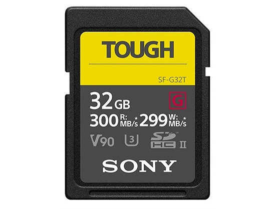 Sony 32GB SF-G Tough SD UHS-II V90 Card - Best Available Image