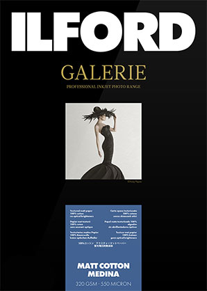 Ilford Galerie Matt Cotton Medina 320gsm A2 25 Sheets - Best Available Image