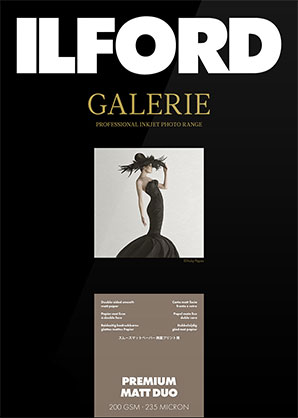 Ilford Galerie Premium Duo Matt (200gsm) 13x19" A3+ 50 Sheets IGPMD - Best Available Image
