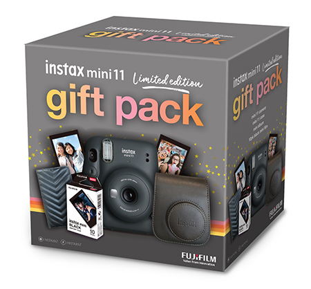 Fujifilm Instax mini 11 Gift Pack Charcoal Grey