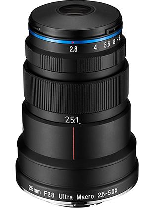 Laowa 25mm f2.5 2.5-5X Ultra Macro Lens - Canon EF - Best Available Image