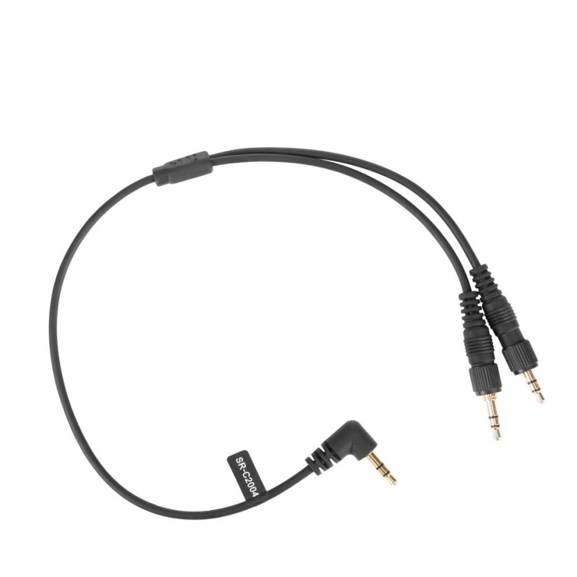Saramonic SR-C2004 3.5mm TRS To Dual TRS Adapter Cable 33cm - Best Available Image