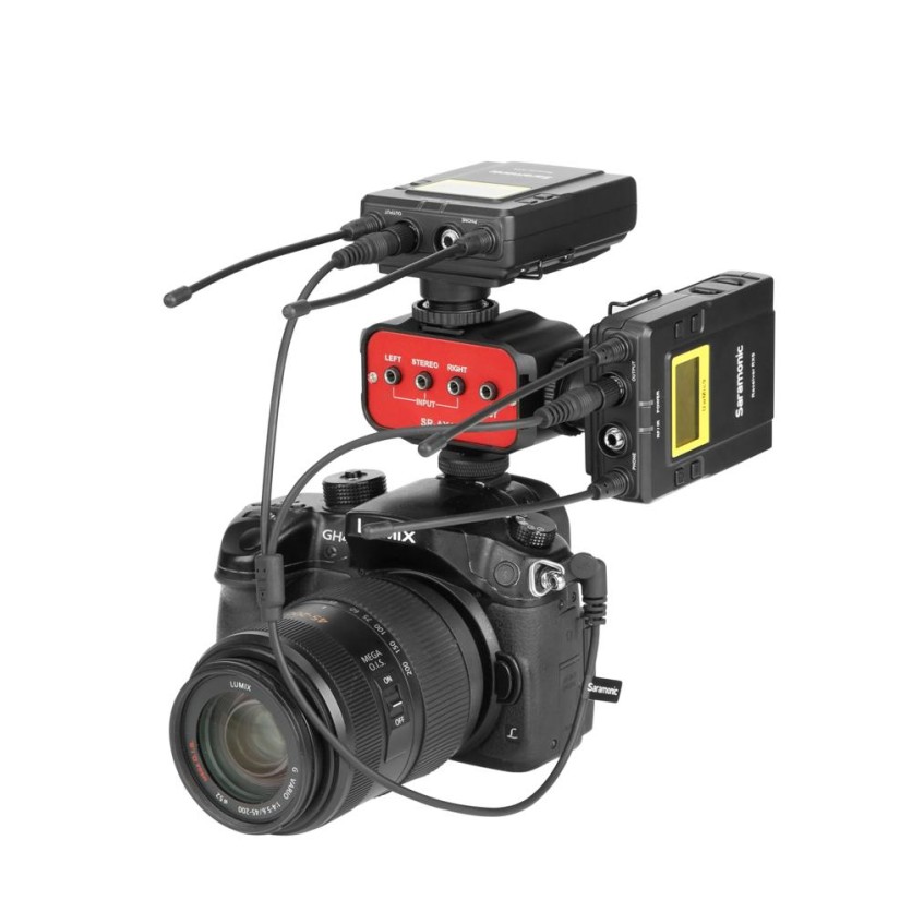 1018081_B.jpg - Saramonic SR-C2004 3.5mm TRS To Dual TRS Adapter Cable 33cm - Image 2