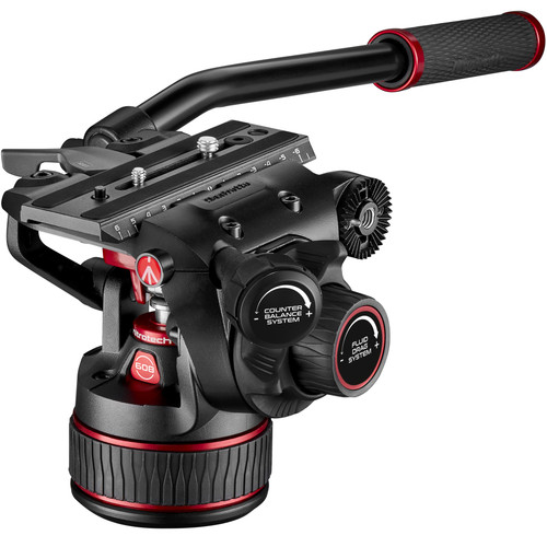 1018301_B.jpg - Manfrotto Nitrotech 608 Video Head and Carbon Twin GS Tripod - Image 2
