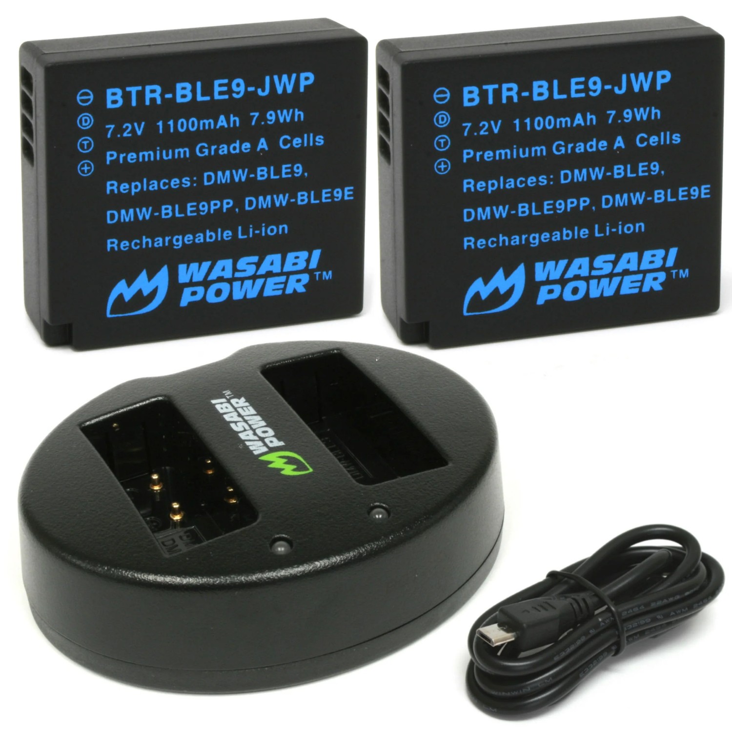 Best image for Wasabi Panasonic BLE9 BLG10 Dual Batt and Charger