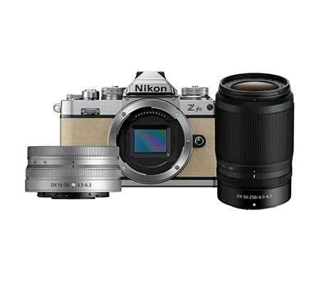 Best image for Nikon Z fc Sand Beige NIKKOR 16-50MM VR + 50-250MM Twin Kit