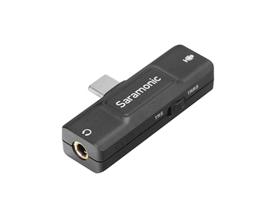 1019751_A.jpg - Saramonic SR-EA2U Audio Adapter with USB Type C Connector
