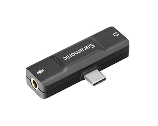 1019751_B.jpg - Saramonic SR-EA2U Audio Adapter with USB Type C Connector