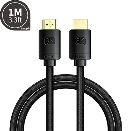 Baseus High Definition Series HDMI 8K to HDMI 8K Adapter Cable 1m - Best Available Image